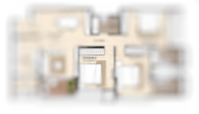 Sunteck Project Andheri east 3BHK Floor Plan