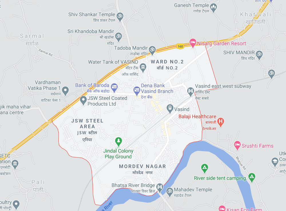 Sunteck Vasind Project Location Plan